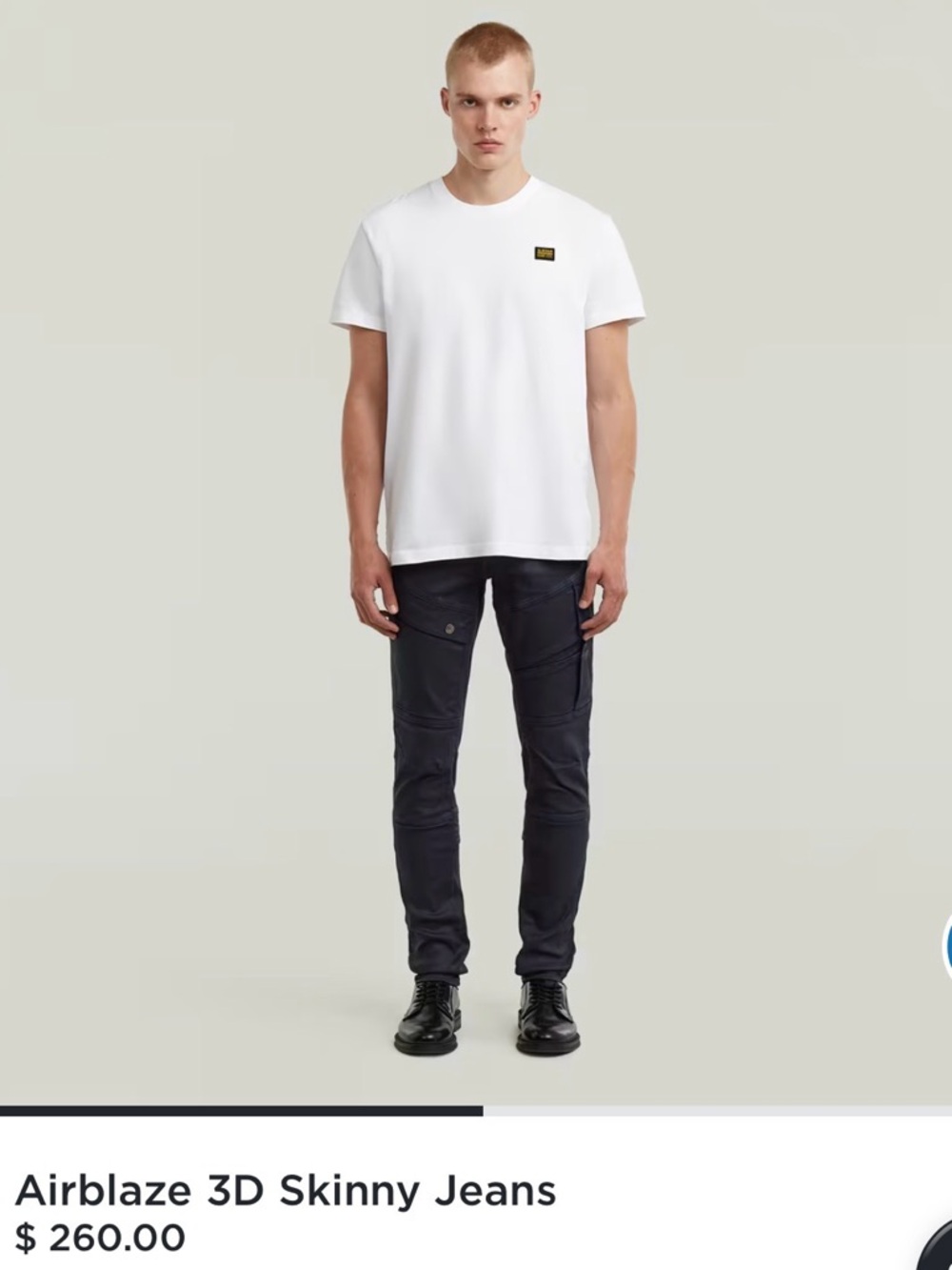 G-Star Airblaze 3D Skinny Jeans umber cobbler black 31x30